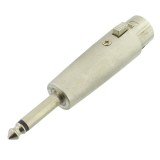 Adaptor jack 6,3mm tata la XLR mama, 126663