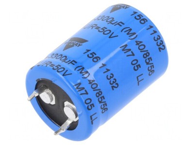 Condensator Electrolitic SNAP-IN 3,3mF 50V 22x30mm foto