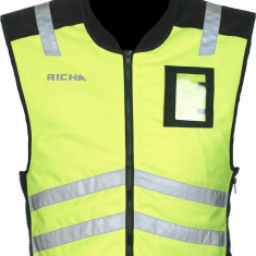 Vesta Moto Reflectorizanta Richa Sleeveless Safety Jacket, Galben, XL/2XL/3XL