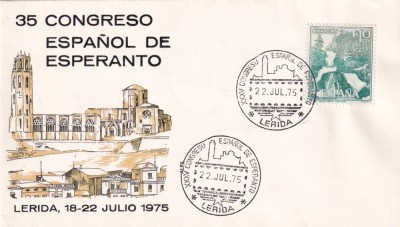 FILATELIE TEMATICA - PLIC SPANIA ESPERANTO foto