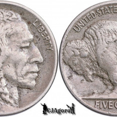 1916, 5 Cents - Buffalo Nickel - Statele Unite ale Americii