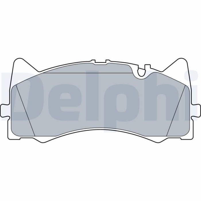 DELPHI LP3527 set placute frana,frana disc
