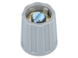 Buton rotativ gri 4mm ABS