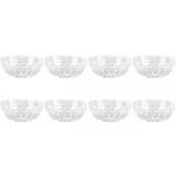 Set boluri, 8 piese, 180 ml, Plastic, Transparent