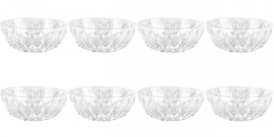 Set boluri, 8 piese, 180 ml, Plastic, Transparent foto