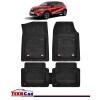 Covorase Auto TeamCar&reg; Tip Tavita Compatibile Renault Captur (2013-2024) Negru, Cauciuc, Oem