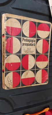 PEDAGOGIA PRESCOLARA MANUAL PENTRU LICEELE PEDAGOGICE DE EDUCATOARE foto