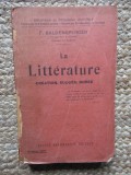 Fernand Baldensperger - La litterature - Creation, succes, duree