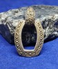 Pandantiv vechi din argint cu marcasite