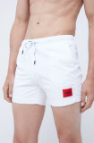 HUGO pantaloni scurți de baie culoarea alb 50469323