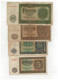 Lot 4 bancnote Germania Democrata 1948