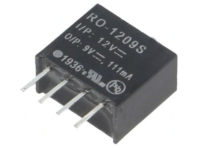 Convertor DC/DC 1W 9V 111mA foto