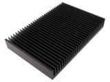 Radiator extrudat cu aripioare negru 200x300x40mm