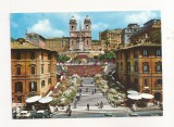 FA53-Carte Postala- ITALIA - Roma, Piazza di Sapgna, necirculata 1968, Fotografie