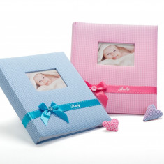 Album foto Baby's Kiss, coperta personalizabila, fotografii autoadezive, 29X32 cm