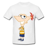 Tricou &quot; Phineas cartoon &quot;