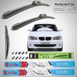 Cumpara ieftin Ștergătoare BMW Seria 1 E87/E81/E82/E88 (2004&ndash;2013) Flat | Set Complet &ndash; TeamCar&reg;