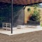 Gossi set mobilier gradina cu perne antracit, 6 piese, lemn masiv pin