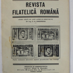 REVISTA SOCIETATII FILATELICE ROMANE , NR. 6 , IUNIE , 1937