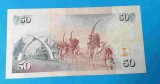 Bancnota Kenya 50 Shilingi 2001 - serie AX9338694