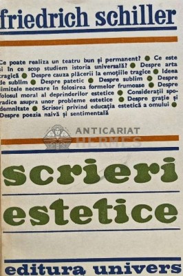 Scrieri estetice - 1981 - Friedrich Schiller (AJ117) foto