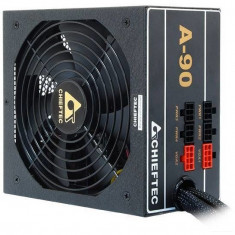 Sursa Chieftec GDP 550W, GDP-550C, Eff: &gt;90%, ATX 12V 2.3, PFCactiv,14cm silent fan, +12V 1: 45A, neagra