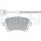 DELPHI LP1860 set placute frana,frana disc