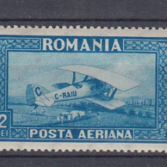 ROMANIA 1928 LP 80 C. RAIU FILIGRAN VERTICAL SERIE MNH