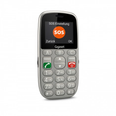 Telefon mobil Gigaset GL390, butoane mari, argintiu