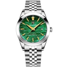 Ceas barbatesc BENYAR BY-5209, mecanic automat, 40 mm, diver, rezistent la apa 5Bar, otel inoxidabil