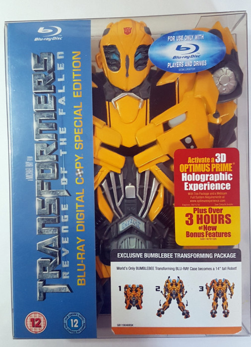 BR Transformers revenge of the fallen collectors edition+Bumblebee figurina 14&quot;