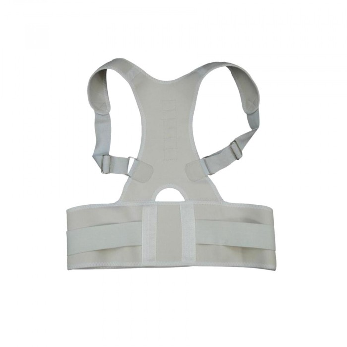 Centura corset magnetic pentru corectarea spatelui si a coloanei, marime L, bej