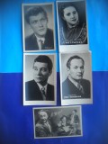 HOPCT LOT NR 1323 RUSIA -ACTORI / ARTISTI-5 CARTI POSTALE-CIRCULATE, Necirculata, Printata