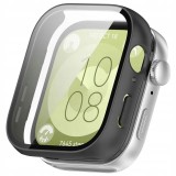 [Pachet 360&Atilde;&sbquo;&Acirc;&deg;] Husa + folie Huawei Watch Fit 3 Techsuit Defense, negru
