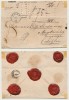 Transilvania 1870 plic cu bani de la Pesta la Tg. Mures pt 400 florini