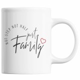 Cana alba personalizata &quot;Cu mesaj pentru Mama sau Tata&quot;, INOVATIX&reg;. 330ml, Oem