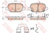 Set placute frana,frana disc FIAT PANDA VAN (312) (2012 - 2016) TRW GDB1950
