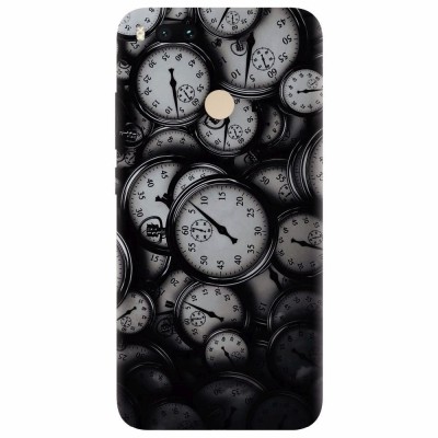 Husa silicon pentru Xiaomi Mi A1, Clocks Bw foto