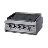 Gratar-Grill profesional cu roca vulcanica-80x70cm
