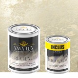 Vopsea Decorativă Perla Luxury Cafea cu Lapte| Pachet 3L (2L + 1L) cu fulgi perlați-Toro Decor