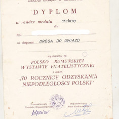 bnk div Diploma Expofil Polono-Romana Rzeszow 1988
