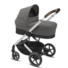 Carucior Cybex Balios S Lux 2 in 1 Cadru Silver Soho Grey foto
