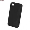 Husa Silicon S-Line Neagra pentru Samsung Galaxy Express 2 G3815, Flexibila