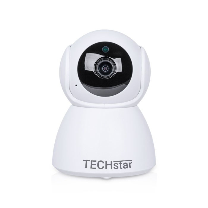 Camera Supraveghere Techstar&reg; V380 Q8A, HD, Night Vision, Detectare Miscare, MicroSD Card, Conexiune Hotspot Wireless, Port LAN