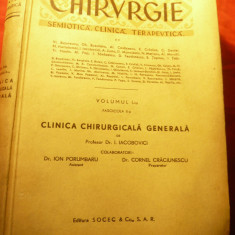 Prof.Dr.I.Iacobovici -Clinica Chirurgicala vol.1/fasc.2 - ed. 1941 Socec ,846pag