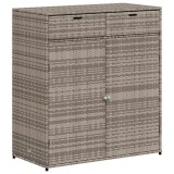 Cumpara ieftin Dulap depozitare de gradina, gri, 105x55x113 cm, poliratan