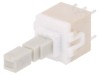 Comutator Tastatură DPDT Alb 0,1A 32VDC