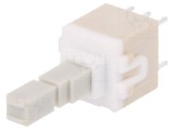 Comutator Tastatură DPDT Alb 0,1A 32VDC