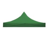 Prelat&Auml; acoperi&Egrave; cort pavilion 4.4 x 2.9 m, oxford 700d cauciucat, verde, impermeabil&Auml;, uv &Egrave;i ap&Auml;, pentru cadru tip acordeon