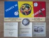 Moneda argint 100 lei 1998 CM din Franța , ULTIMA piesa emisa, av&acirc;nd seria # 0005000, &icirc;mpreună cu certificatul si pliantul monedei